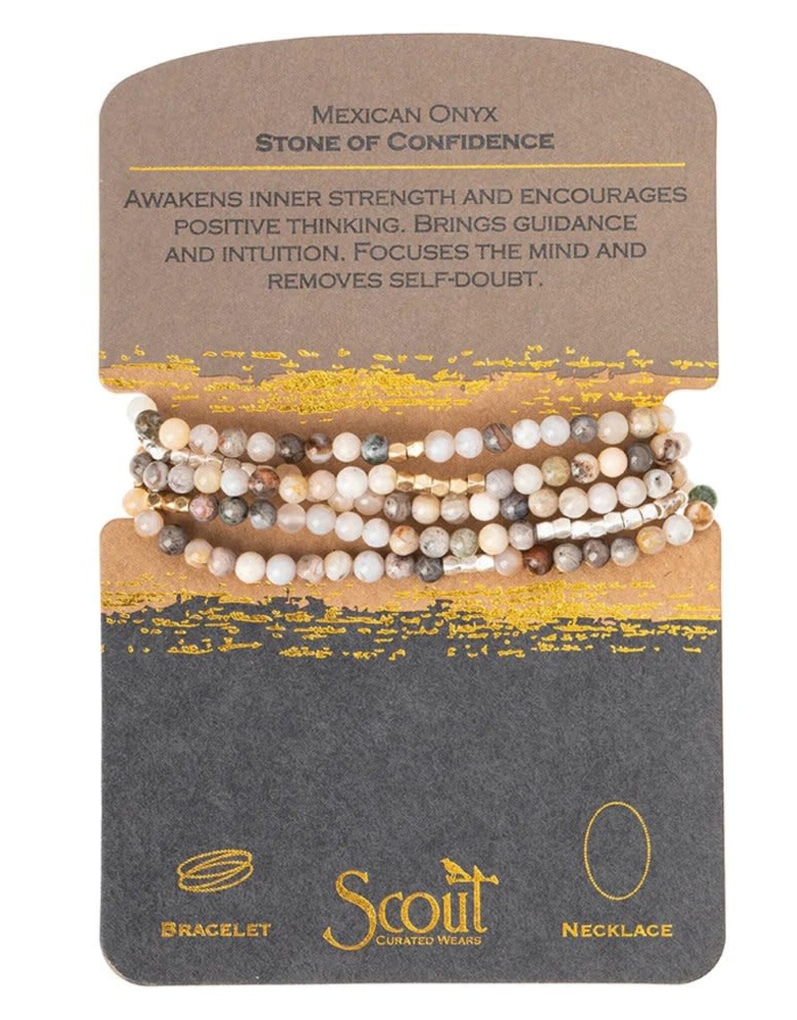 Scout Gem Stone Wrap Bracelet/Necklace