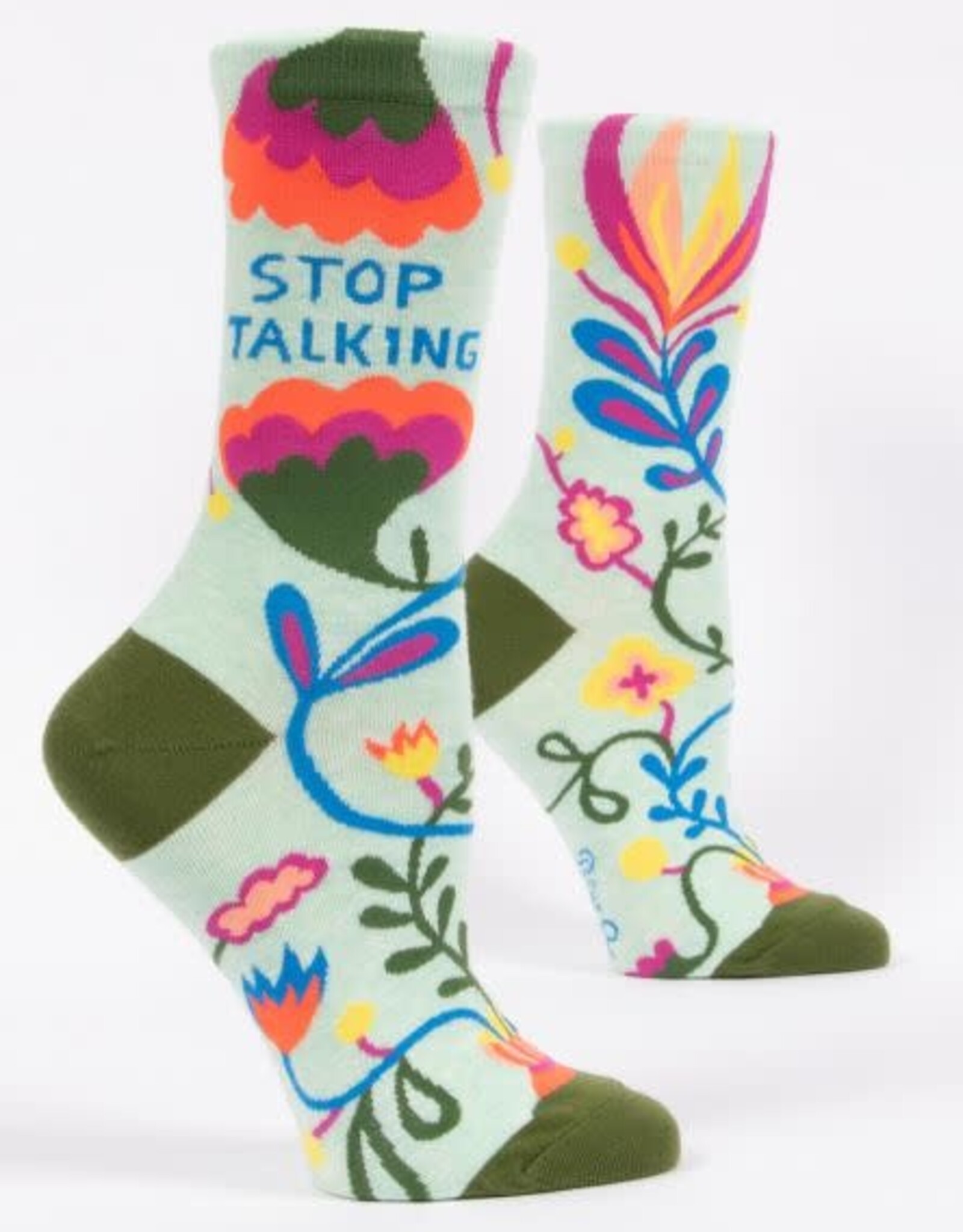 Blue Q Women's Funny Crew Socks