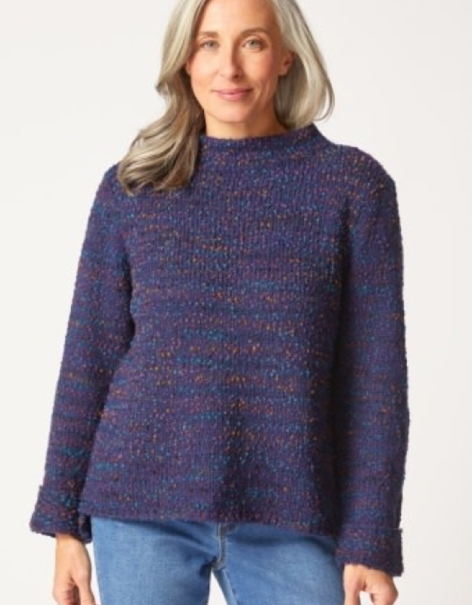 Habitat Confetti Funnel Neck Pullover