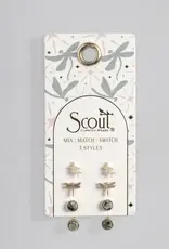 Scout Ear Jacket Stud Trio