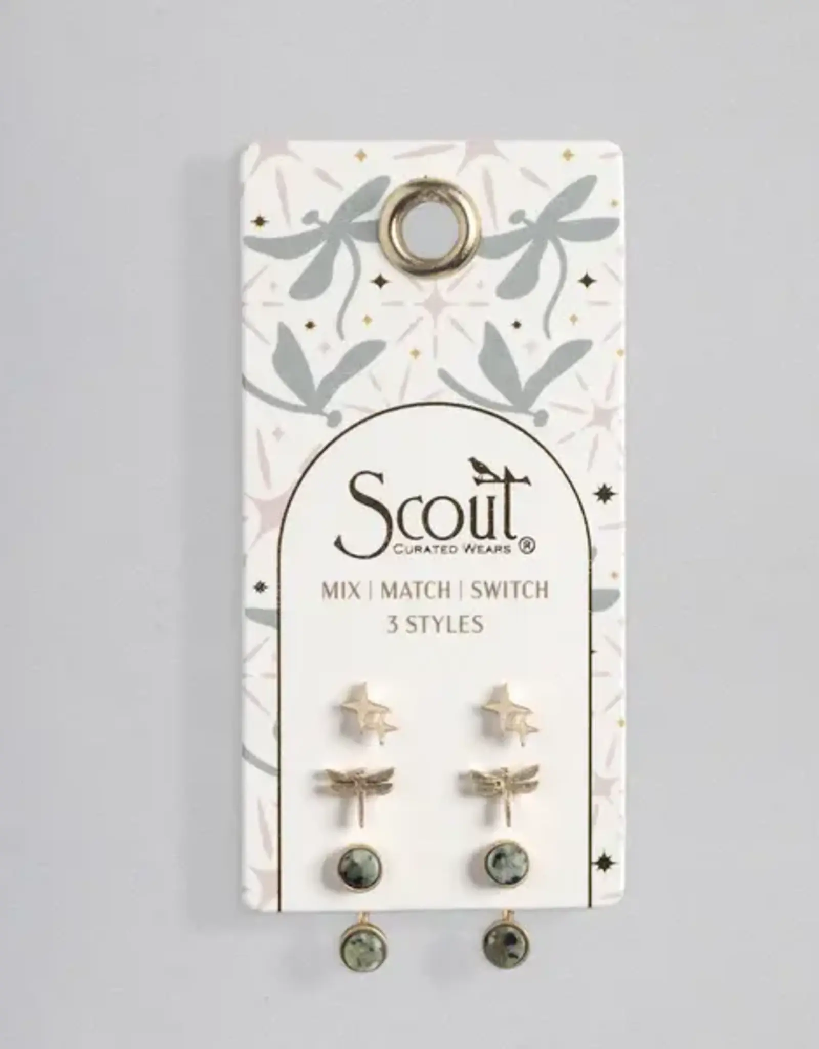 Scout Ear Jacket Stud Trio