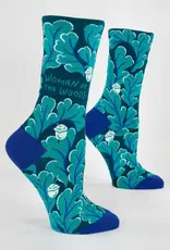Blue Q Women's Funny Crew Socks