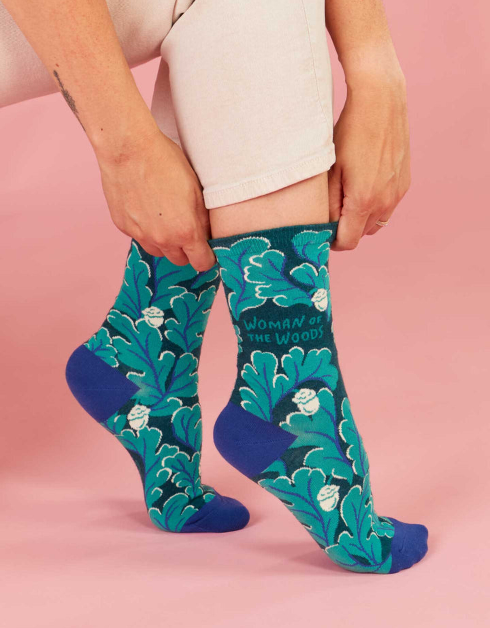 Blue Q Women's Funny Crew Socks