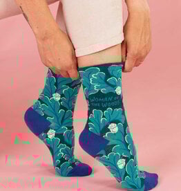 Blue Q Women's Funny Crew Socks