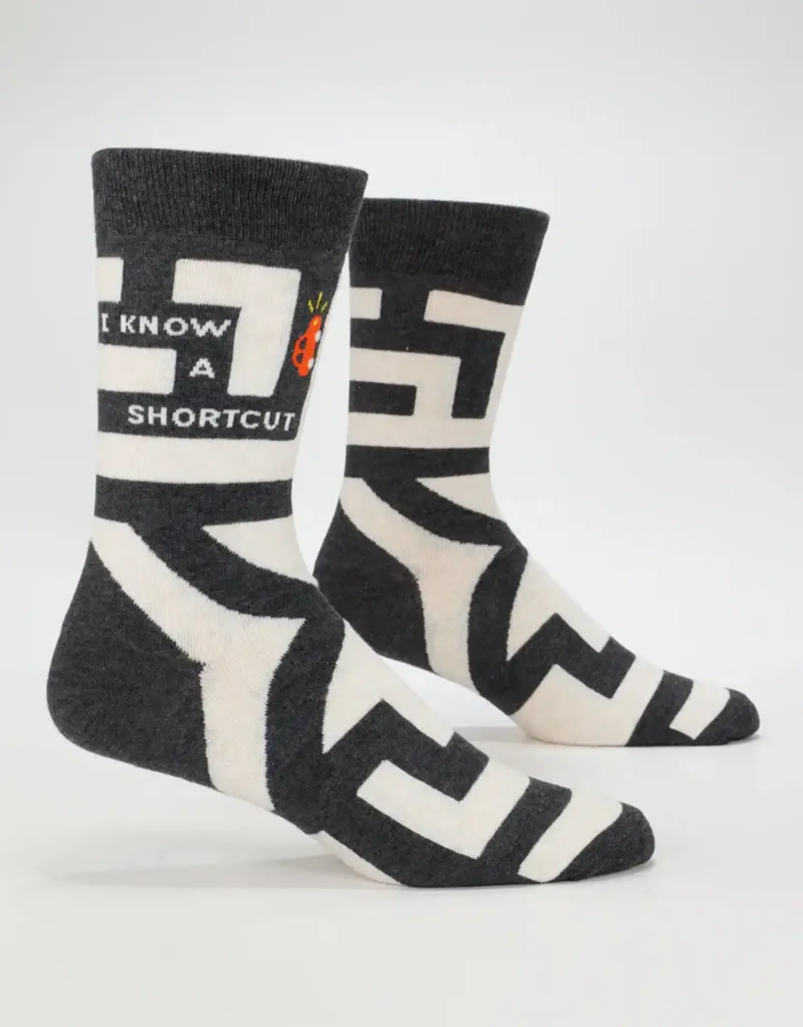 Blue Q Men's Funny Crew Socks