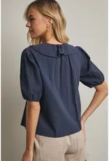 Wishlist Ruffled Cotton Blouse