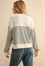 Miou Muse Nautical Stripe Sweater