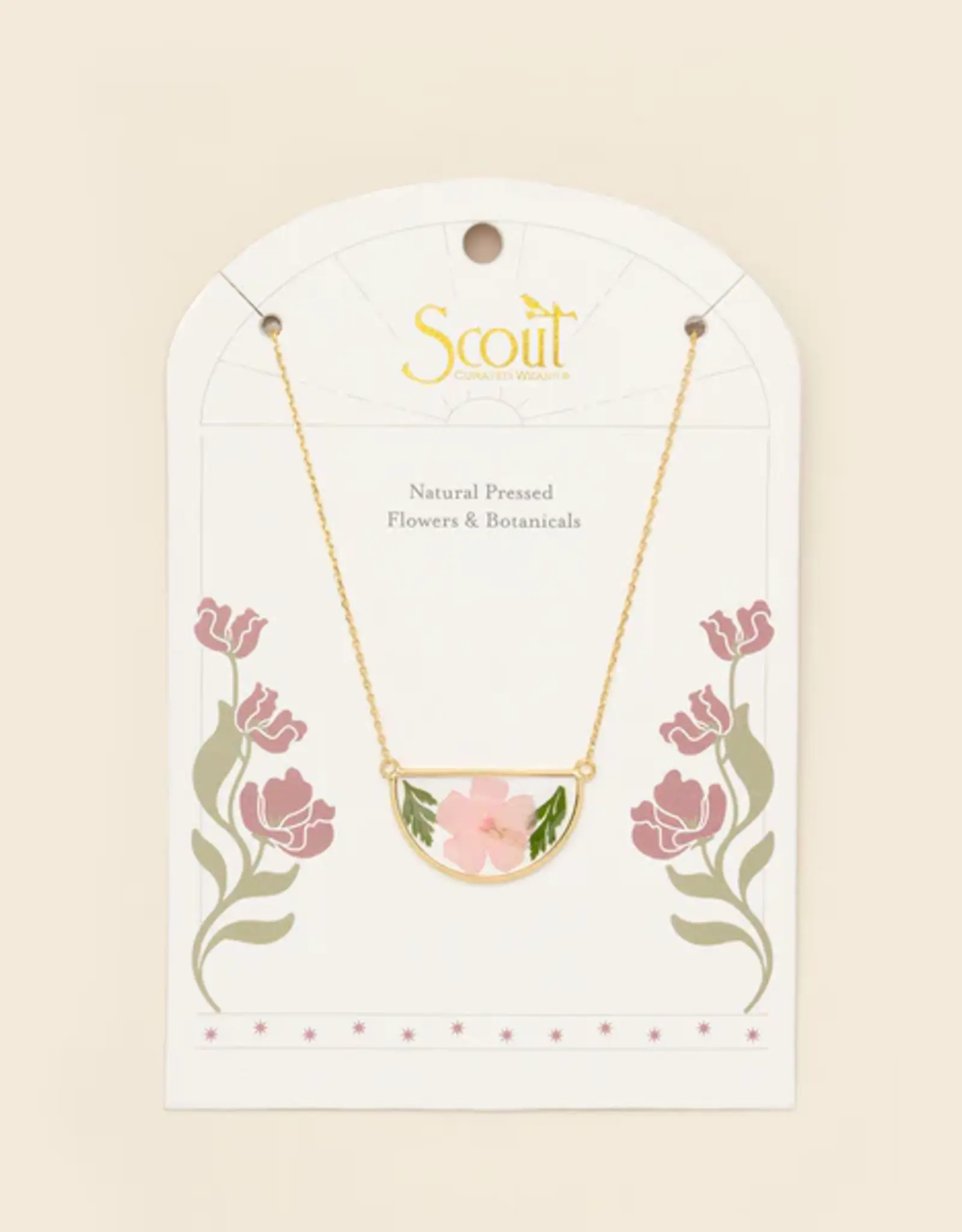 Scout  Pressed Flower Necklace