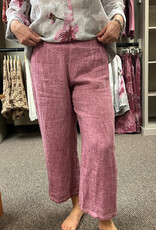 Tempo Paris Cropped Linen Pant