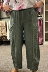 Tempo Paris Linen Barrel Pant