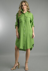 Tempo Paris Vibrant Pocket Shirt Dress