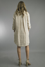Tempo Paris Classic LInen Shirt Dress