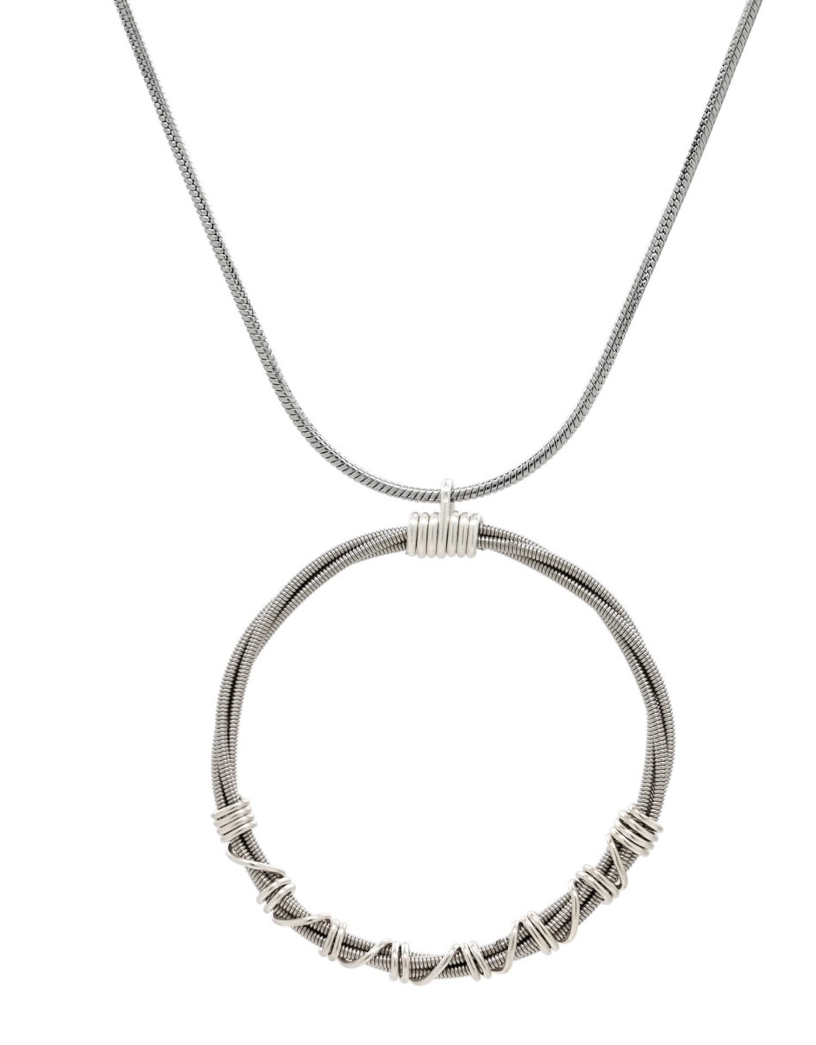 High Strung Studios Wired Hoop Necklace