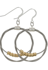 High Strung Studios  Song Circle Hoop Earring