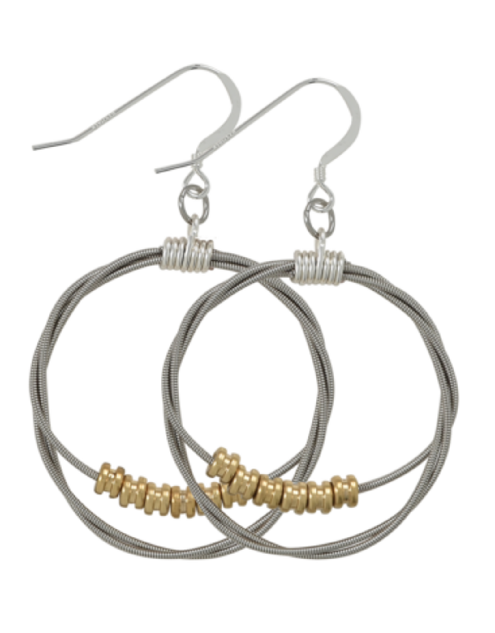 High Strung Studios  Song Circle Hoop Earring