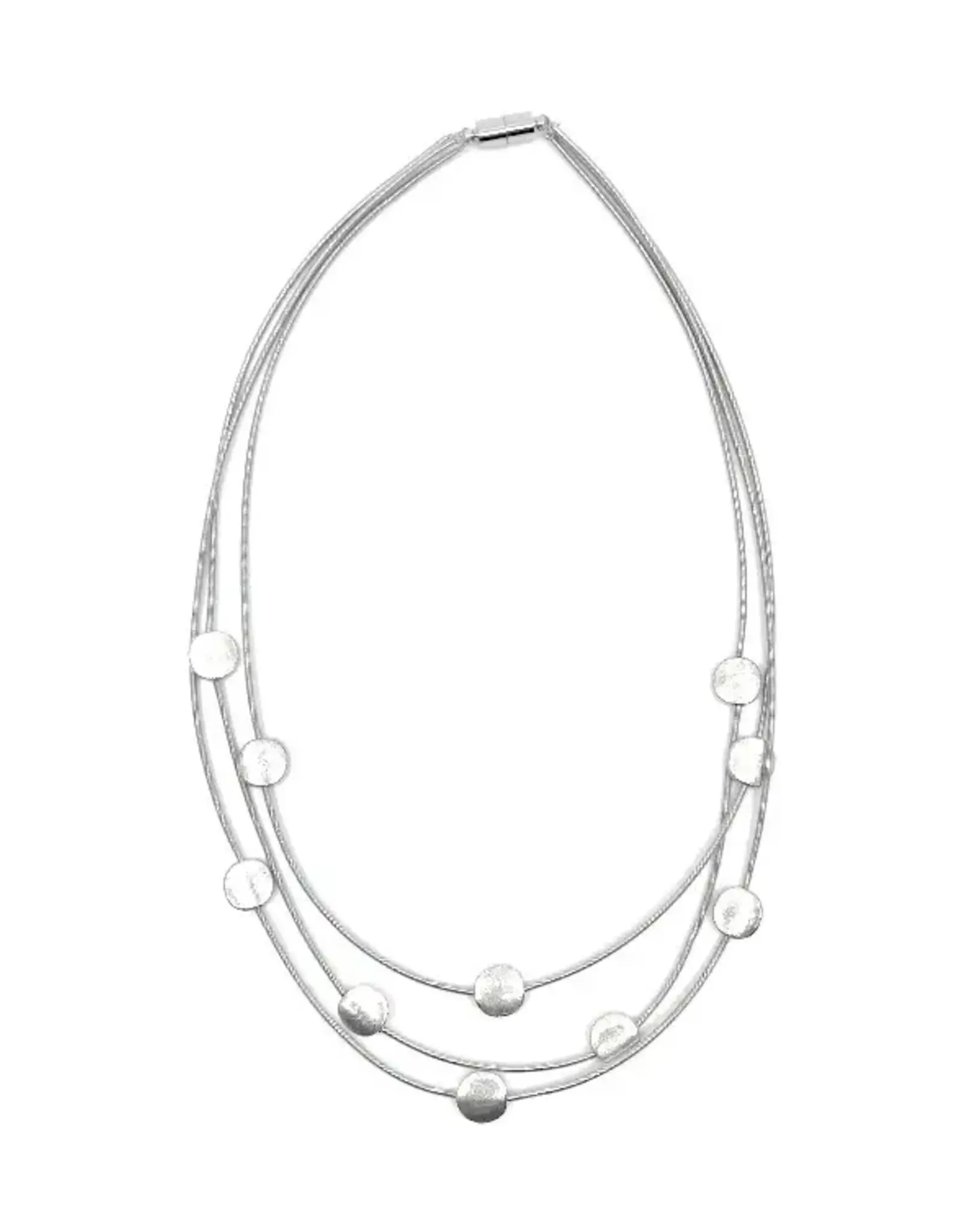 Sea Lily Three Strand Necklace