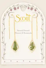Scout Pressed Flower Threader Earrings