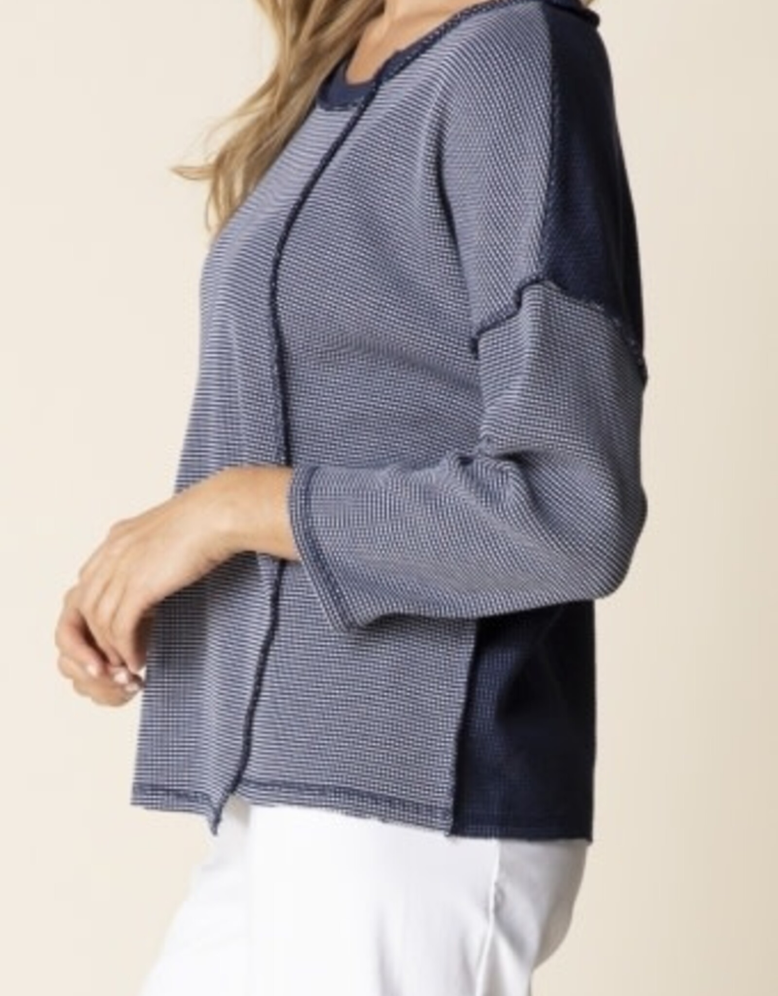 Habitat Clothes to Live In Inside Out Thermal Pullover