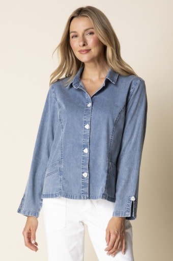 white christmas dresses Hattie's Love Denim Mini Dress main image 0