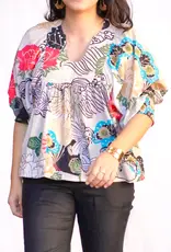 Dolma Block Print Anjou Top