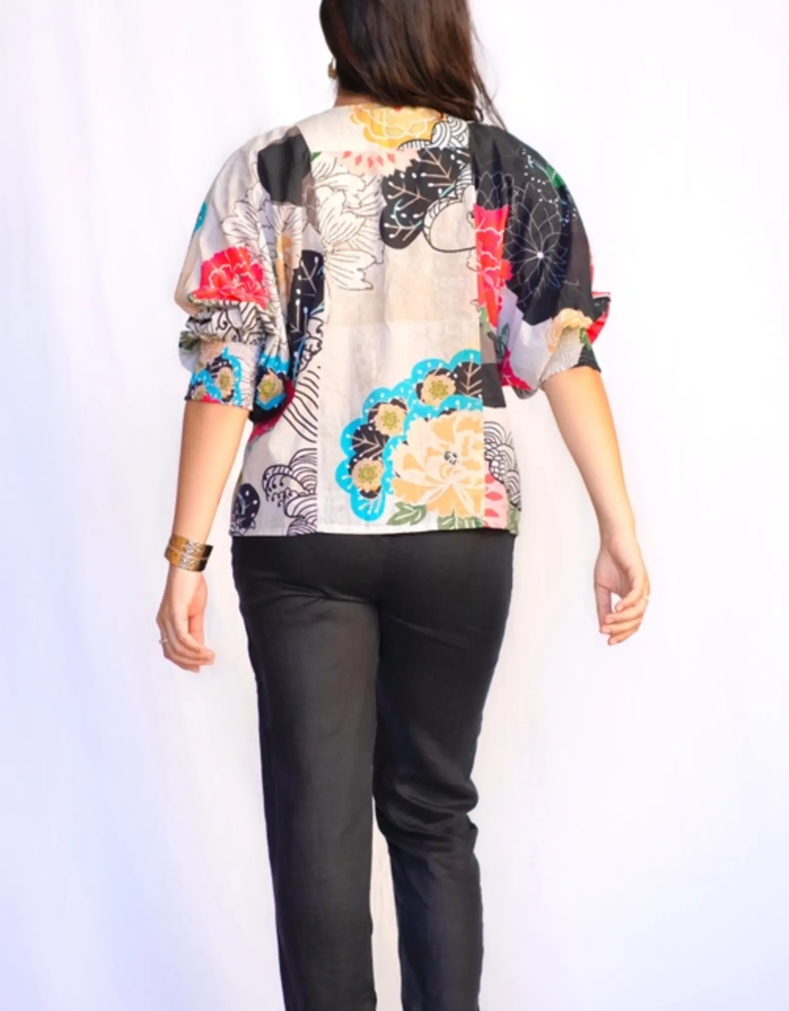Dolma Block Print Anjou Top