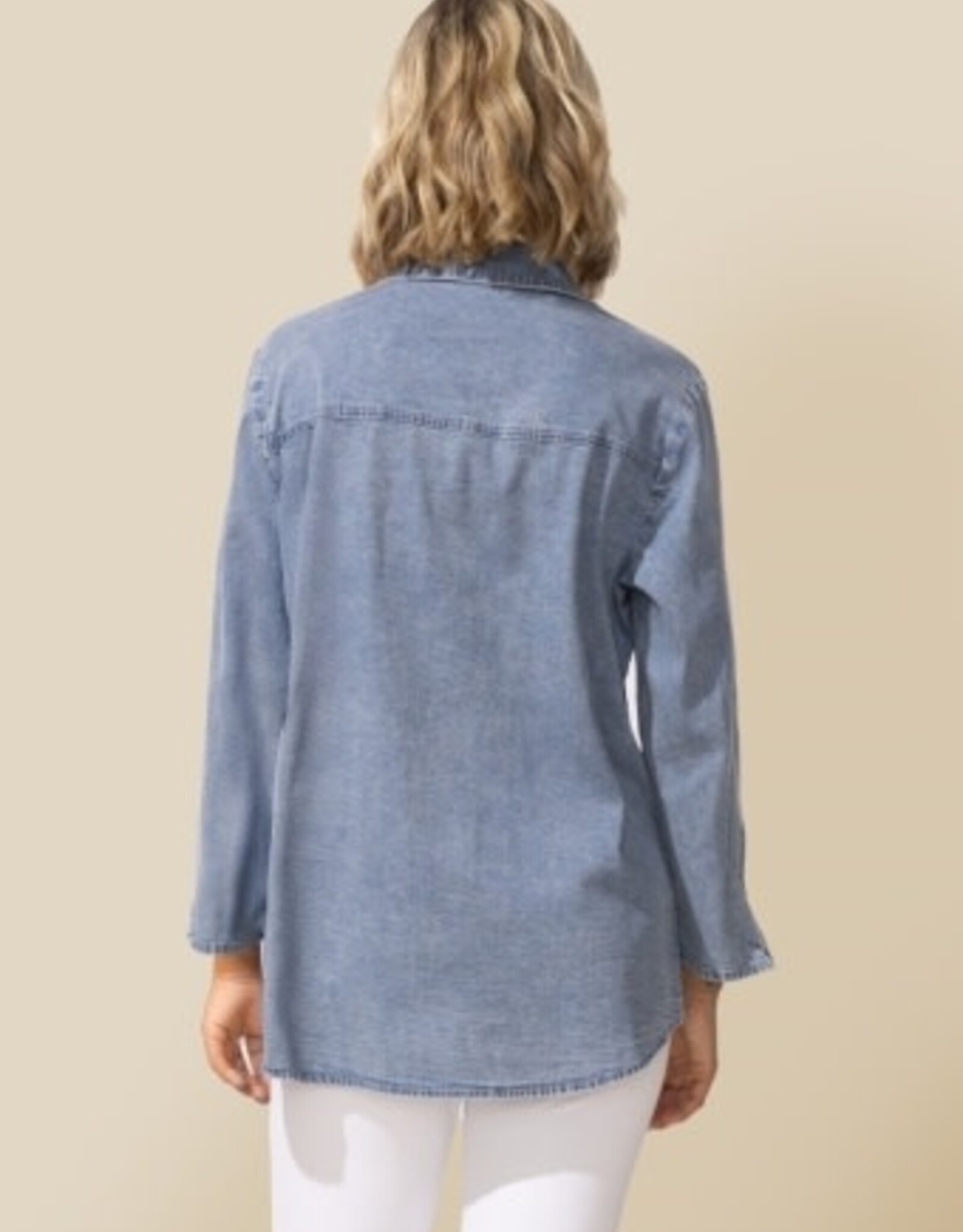 Habitat Clothes to Live In Denim Zip Travel Shirt