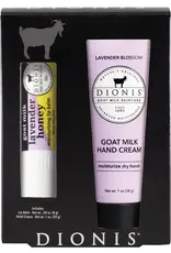 Dionis Goat Milk Skincare Goat Milk Lip Balm & Hand Cream Set