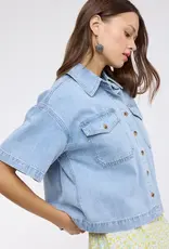 Wishlist Denim Button Up Shirt