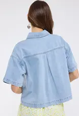 Wishlist Denim Button Up Shirt