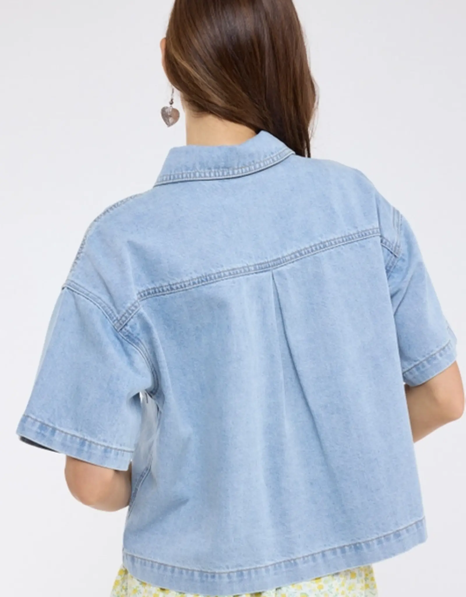 Wishlist Denim Button Up Shirt