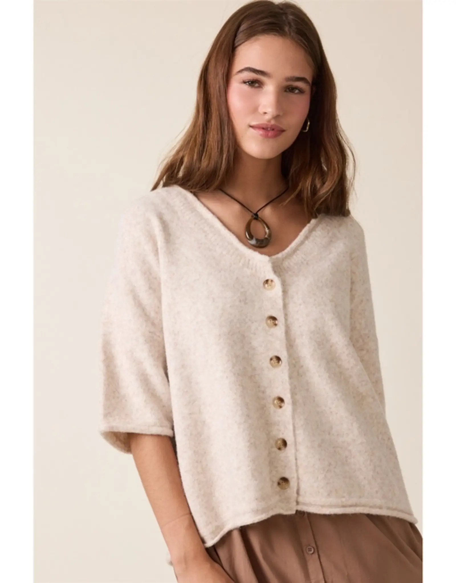 Wishlist Soft Touch Button Up Cardigan