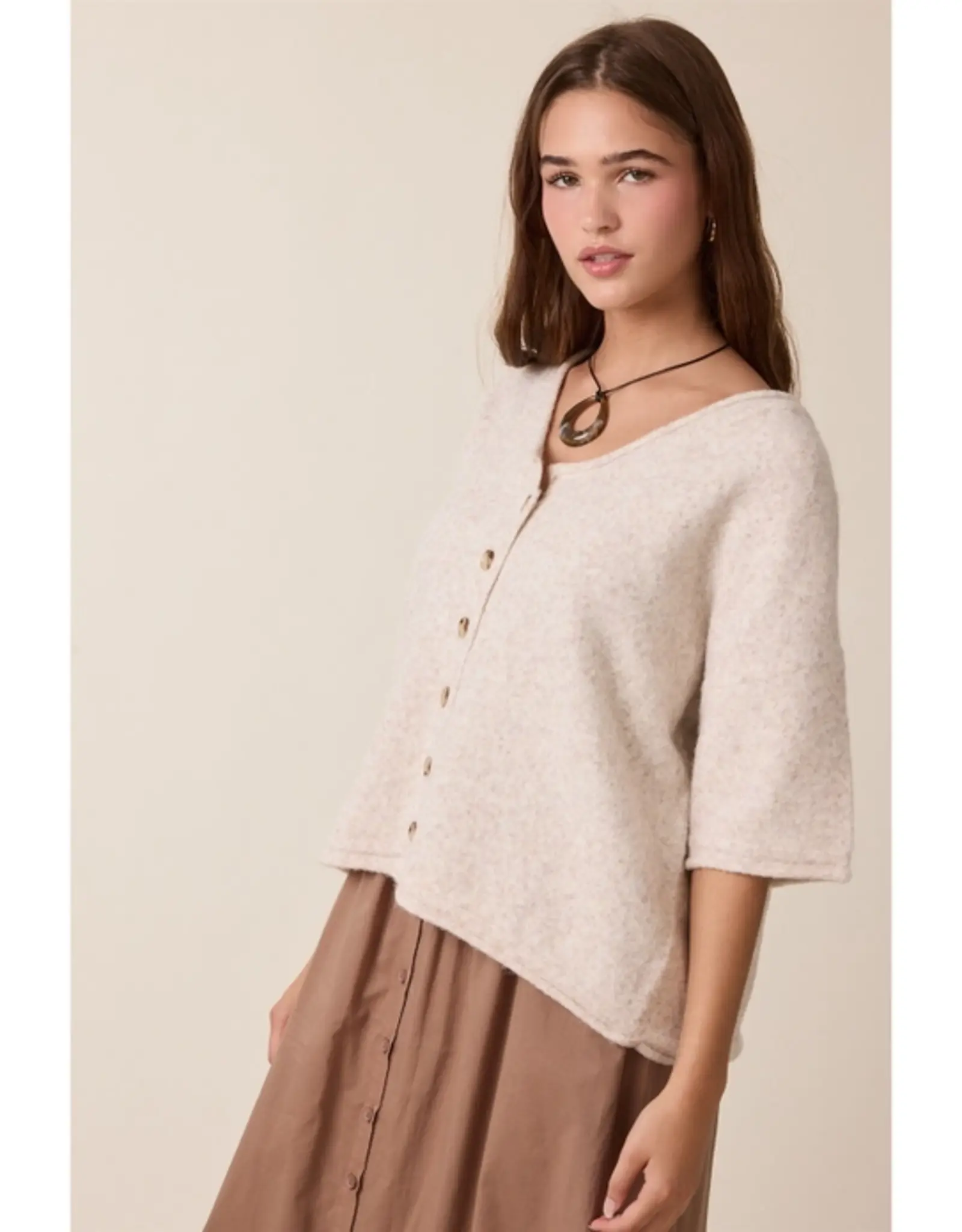 Wishlist Soft Touch Button Up Cardigan