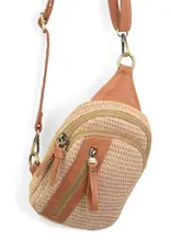 Joy Susan Accessories Straw Skyler Sling Bag