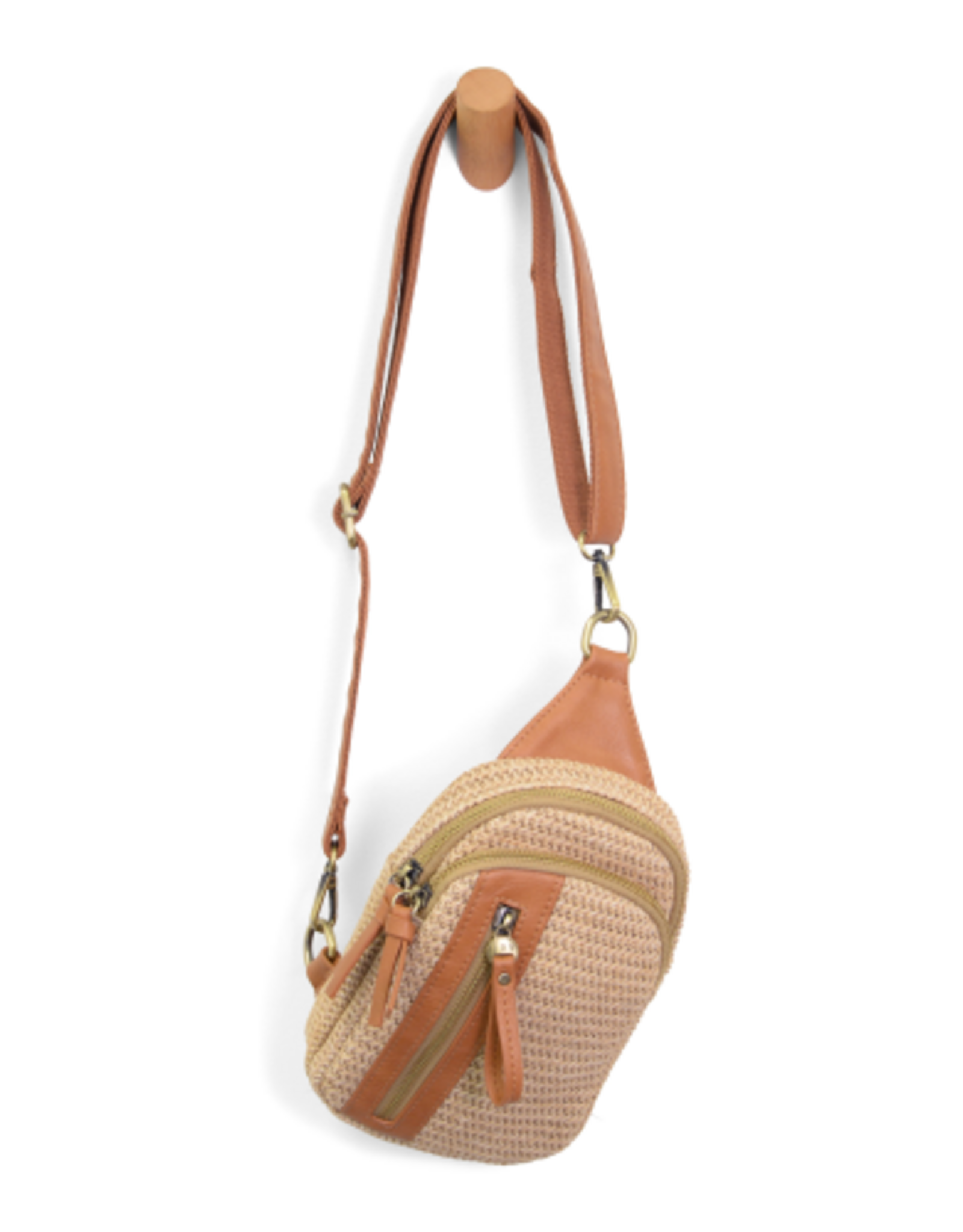 Joy Susan Accessories Straw Skyler Sling Bag