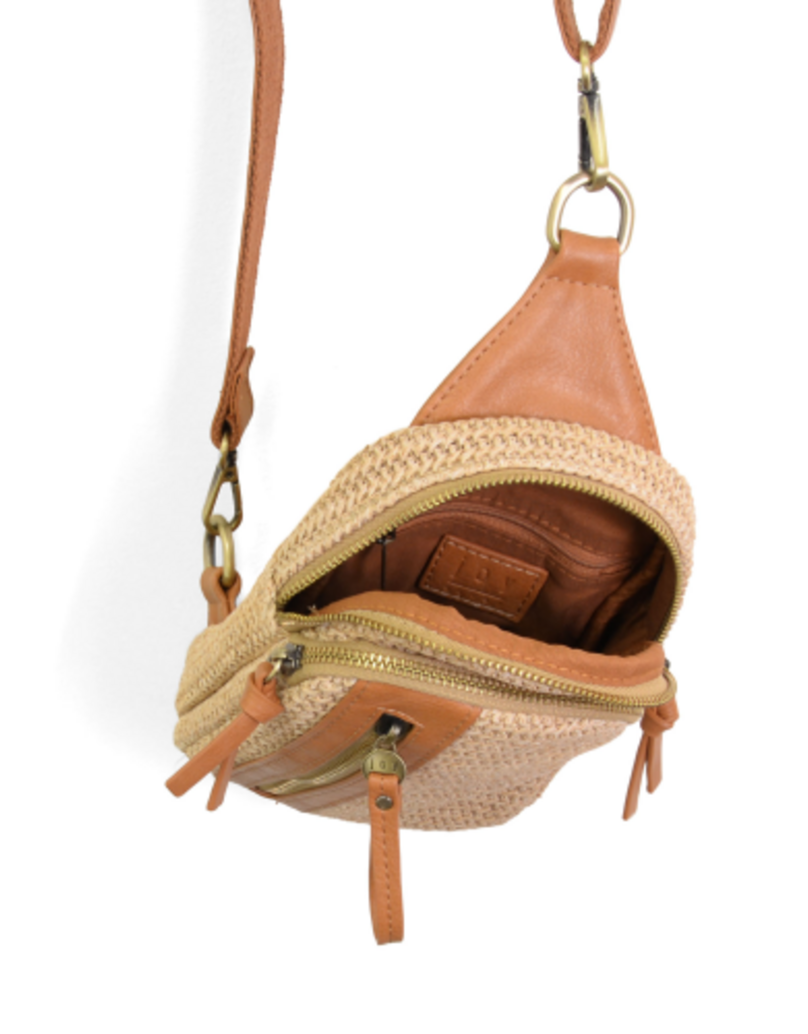 Joy Susan Accessories Straw Skyler Sling Bag