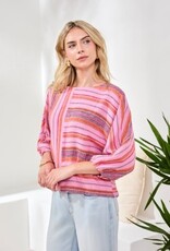 TRIBAL Boho Dolman Sleeve Blouse