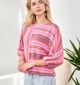 TRIBAL Boho Dolman Sleeve Blouse