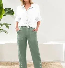 TRIBAL Fly Front Ankle Pant