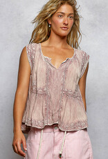 POL Clothing Vintage Linen Tank