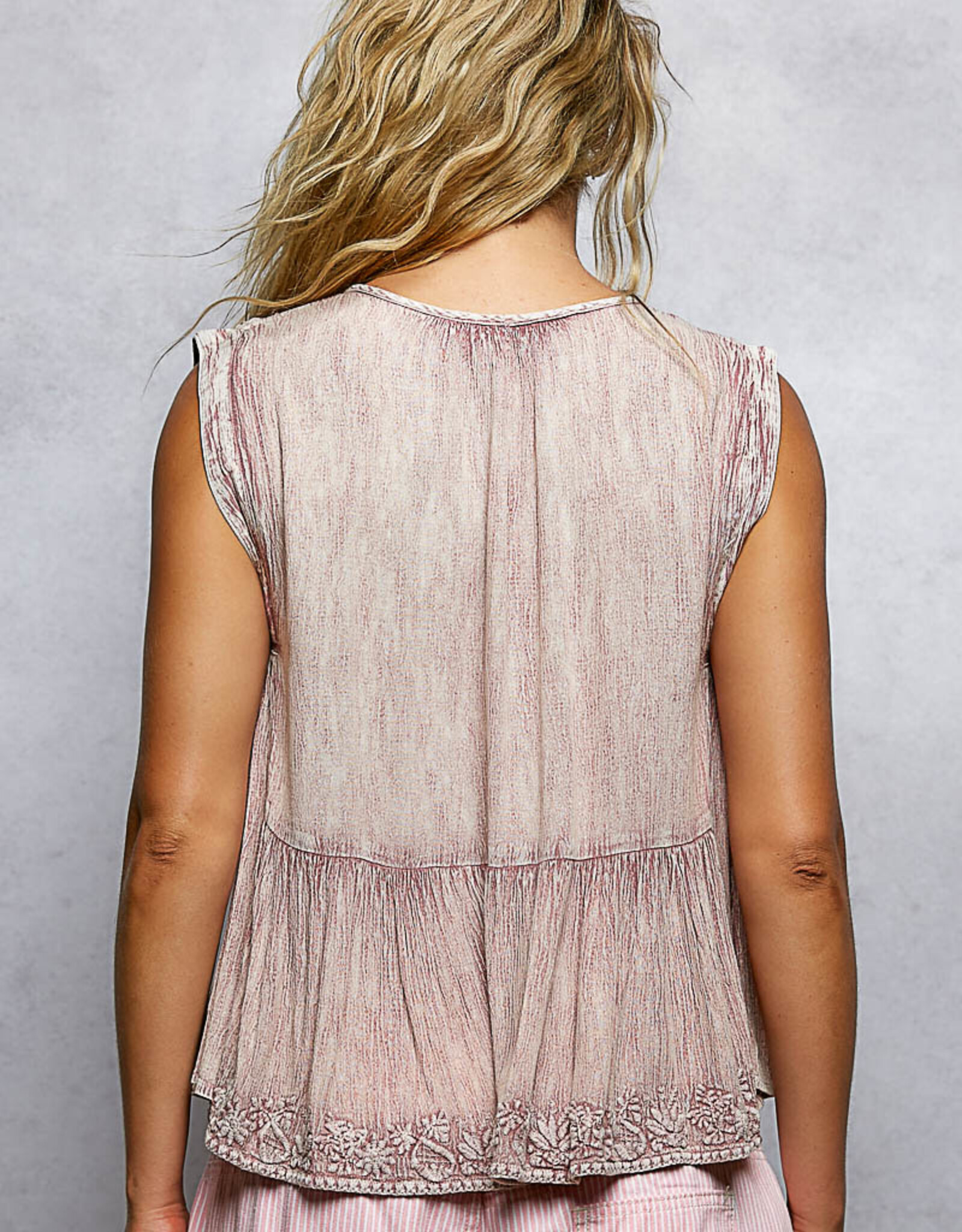 POL Clothing Vintage Linen Tank