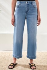 TRIBAL Audrey Wide Leg Cropped Jeans