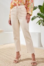 TRIBAL Micro Flare Cropped Jeans