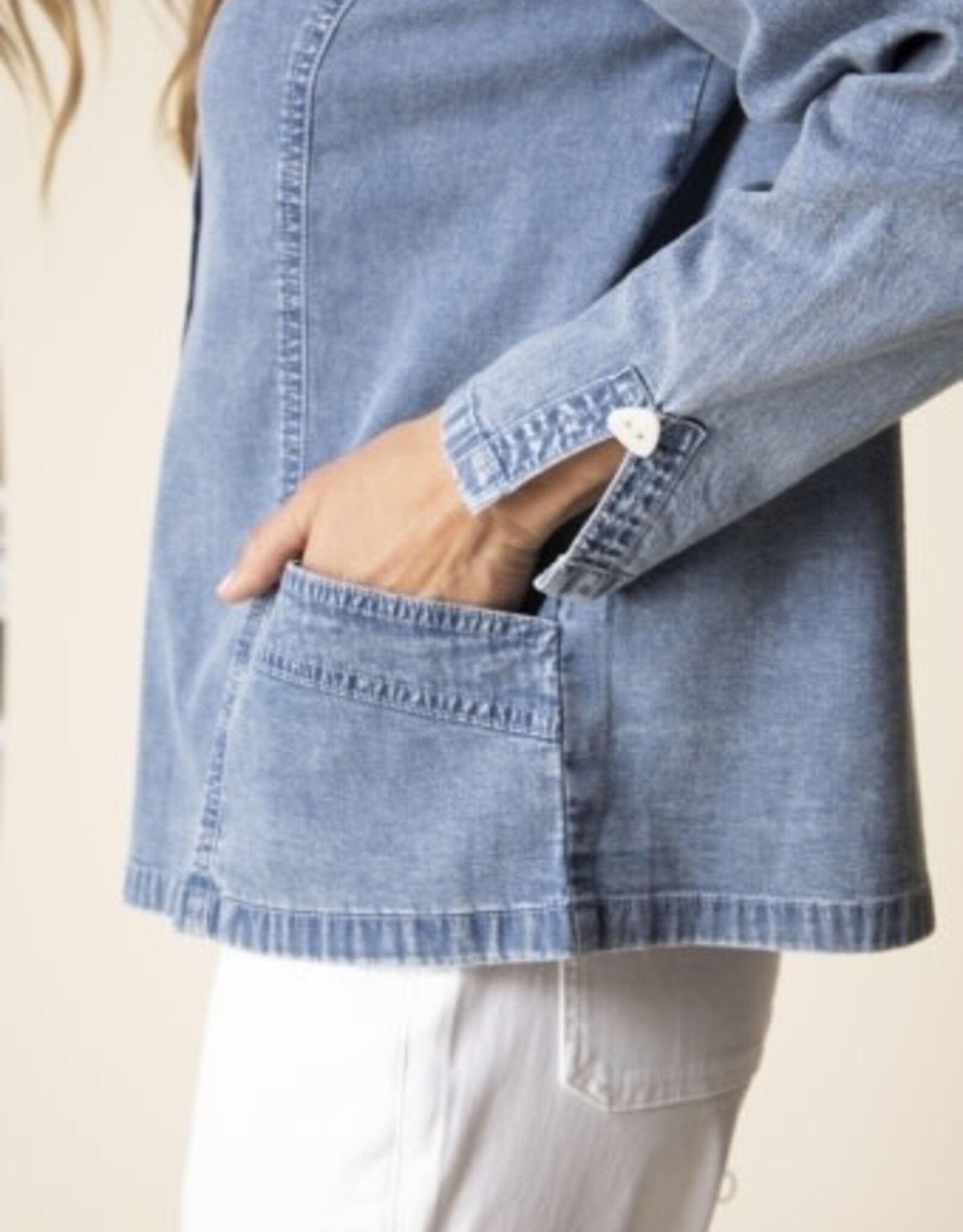 Habitat Clothes to Live In Denim Travel Shirt Jacket