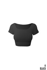 Nikibiki Cap Sleeve Crop Top