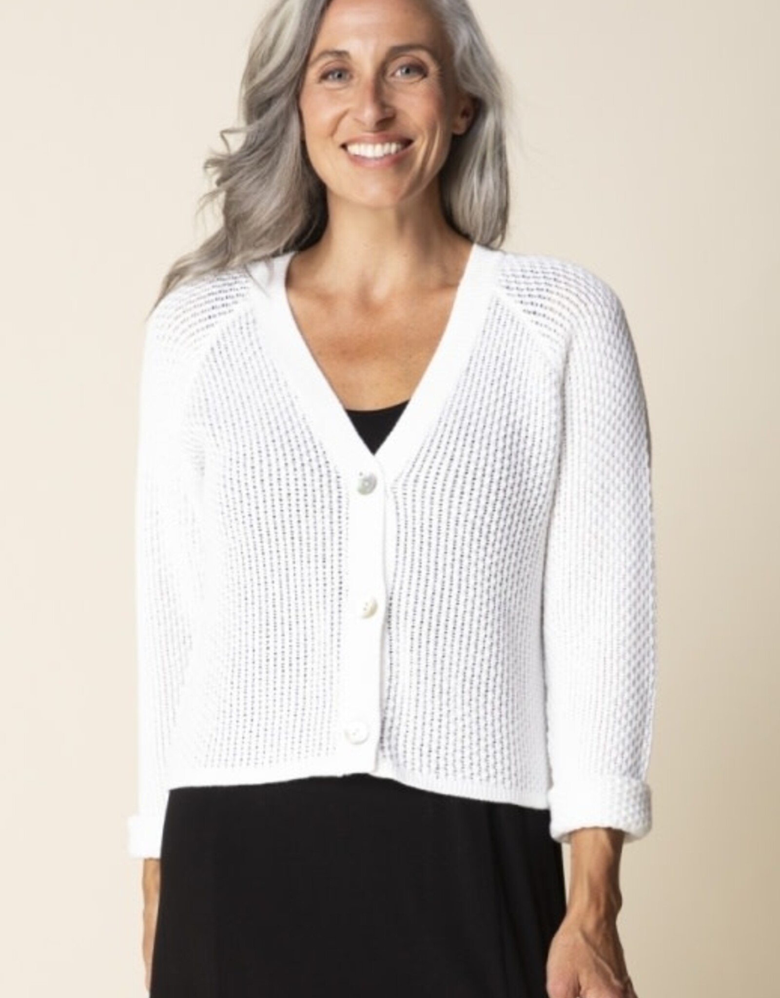 Habitat Clothes to Live In Coastal Crochet Cardigan
