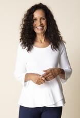 Habitat Clothes to Live In Peplum  Wrap Top