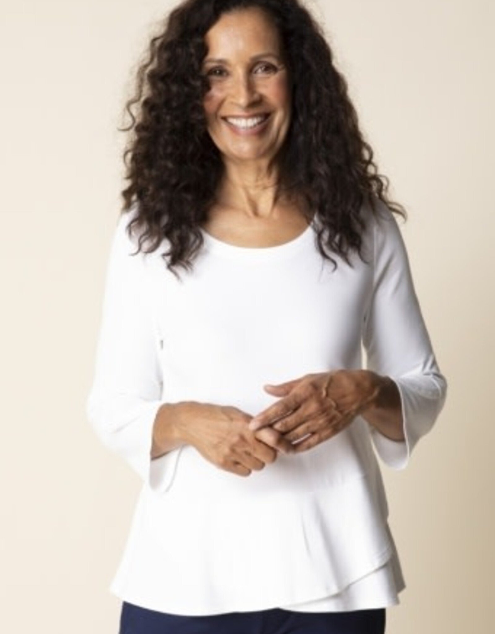 Habitat Clothes to Live In Peplum  Wrap Top