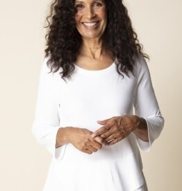 Habitat Clothes to Live In Peplum  Wrap Top