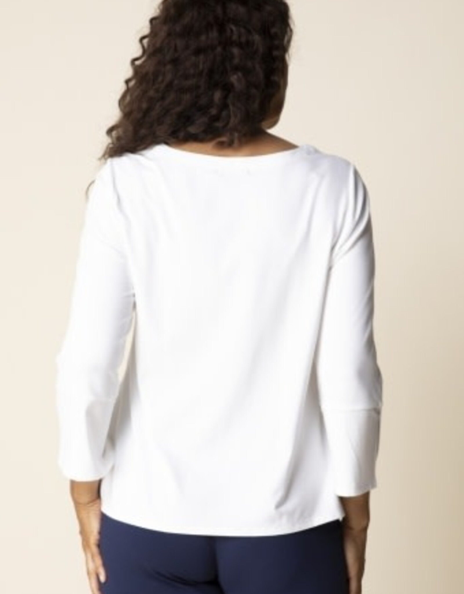 Habitat Clothes to Live In Peplum  Wrap Top