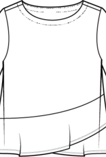 Habitat Clothes to Live In Peplum  Wrap Top